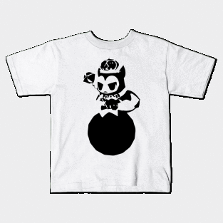 Brownie Magician minimal silhouette white Kids T-Shirt